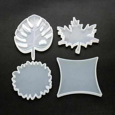Diy Crystal Glue Silicone Mold Coaster Mold Leaf Maple Leaf Diamond Handmade Mirror