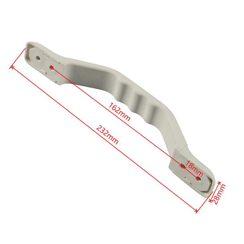 2 Pack 2M Nylon RV Grab Handle with Screws, Non-slip Door Hand Grip For Camper, Cargo Trailer, Motor Home, Boat and Cart