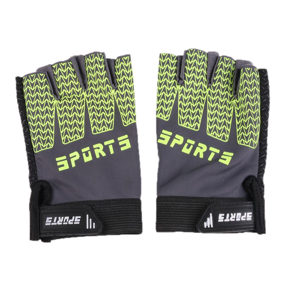 Children's Half finger Gloves Outdoor Riding Roller Skating Gloves for Spring and Summer Boys and Girls Bicycles Non Slip Multi Color Gloves