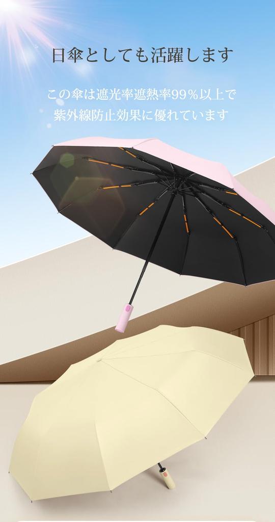 Folding Automatic Opening and Rebound UV Fruit Glass Wind Rainy Season Sunny and Rainy Day Blackout and Heat Wind High For School and 8 Colors