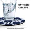 Coaster, Diatom Mud Cushion, Absorbent Cushion, Washing Mat, Dining Table, Heat Insulation And Anti-Scalding, Teacup Mat, Round.