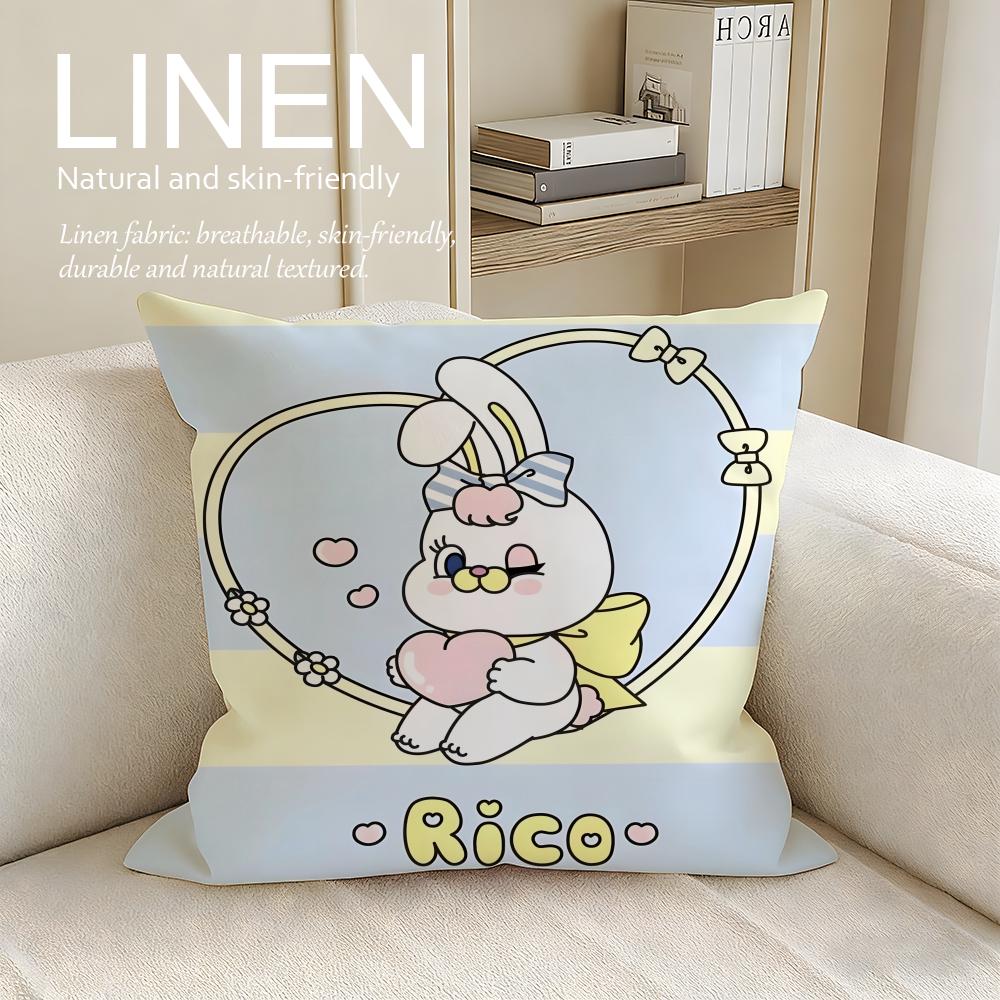 

Cute MOMOREI Cushion Cover Pillowcase Set Pcs x x Breathable Washable Sofa Cushion Cover 30X30cm