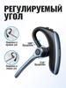 E90 Single‑Ear Bluetooth Headset, ENC Noise Cancelling Bluetooth 5.0 Earphone, 170mAh Battery Hands‑Free Headphone for Business Driving Office, Black