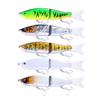 2026 18Cm 52G 2 Section Glide Bait Lure With Soft Tail Hard Wobbler Rattle Slide Swimbait Fishing Bait