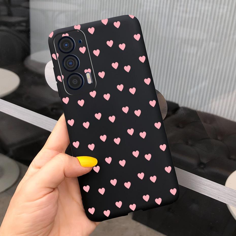 Silicon Case For Motorola Edge (2021) / Edge 5G UW (2021) Fashion Sunflower Daisy Pattern Soft Phone Cases For Edge 2021 XT2141