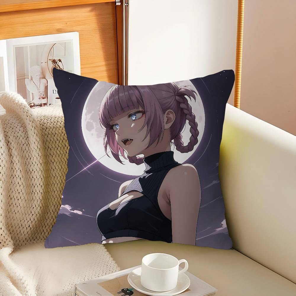 

N-Nazuna Nanakusa Cushion Cover Pillow Cover Decor Pillowcase Printed Cushion Case For Couch 12x12Inch