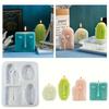 Diy4 Abstract Face Candle Silicone Mold Art Style Gypsum Candle Holder Decoration Home Decor Drop Glue Handicraft