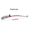 Hand Operated Air Chuck Pressure Gauge with Angled Tire Head and Hose for Motorcycle and SUV Tire Care Tasks