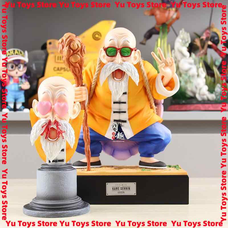 17cm In Stock  Jt Toys Anime Figures Master Roshi Figures Kame Sennin Statue Collect Model Desk Ornament Gift Toy