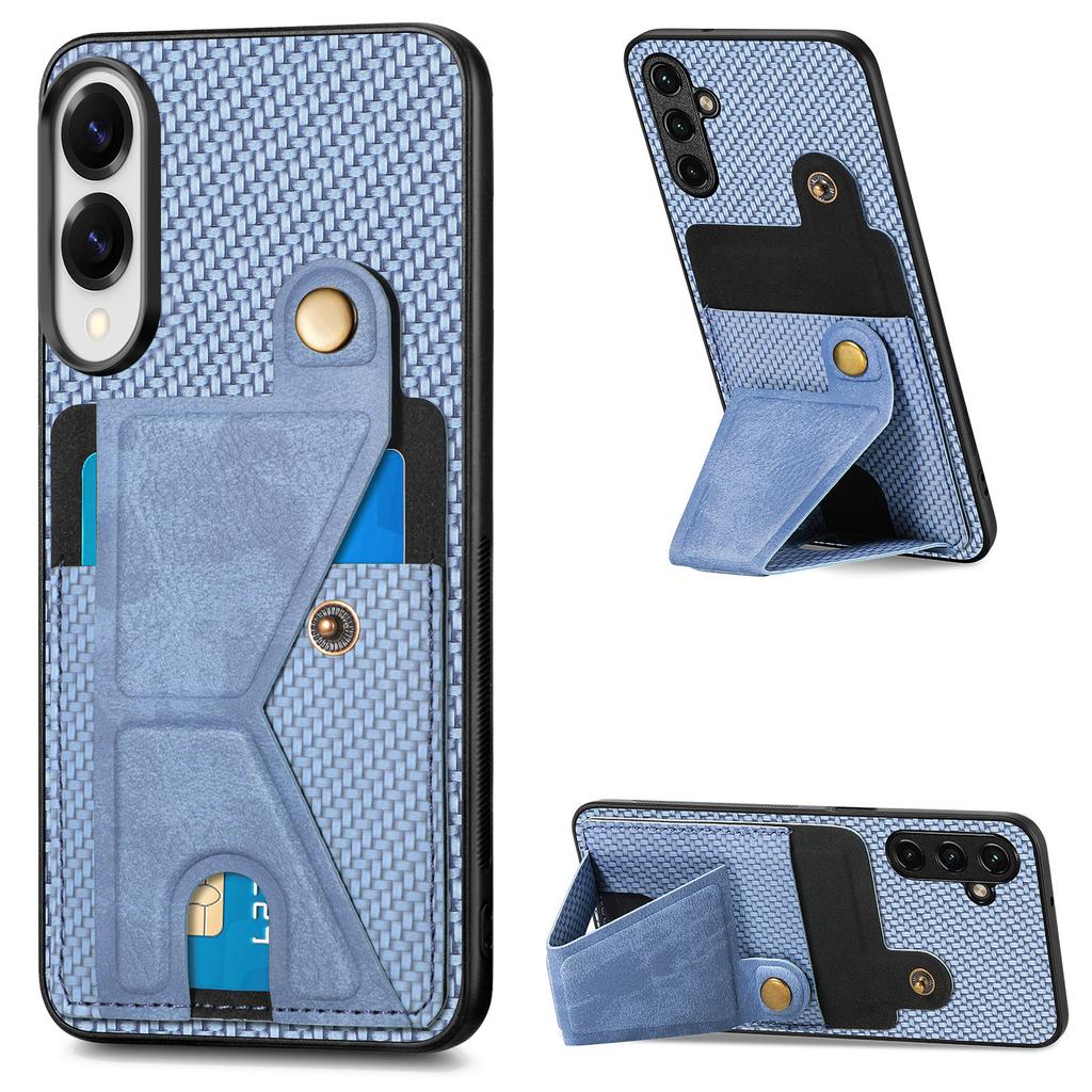 Für Samsung Galaxy S25 Edge Hülle mit K-förmigem Ständer Leder Handy Rückseite