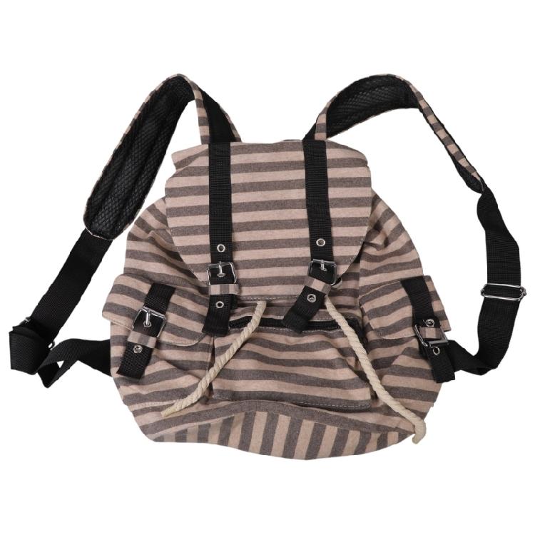 Sac à dos scolaire pour étudiants Sac à dos à rayures rétro Sacs à dos de voyage Sacs à dos de jour grande capacité Sac à dos de voyage pour filles