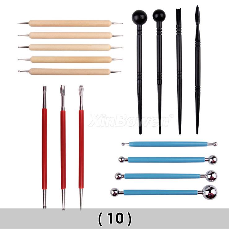 Cross-Border Polymer Clay Tool Set: Impression Remover, Carving Knife & Dotting Pen