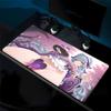 mouse pad Genshin Impact Yumemizuki Mizuki Large mousepad Computer Keyboard teclado Anime Girl Gaming Accessories Big Desk Mat