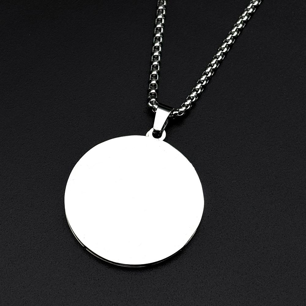 Tree of Life Imitation Abalone Shell Stainless Steel Pendant Necklace for Women Men Gold Silver Color Chain Necklaces Jewelry