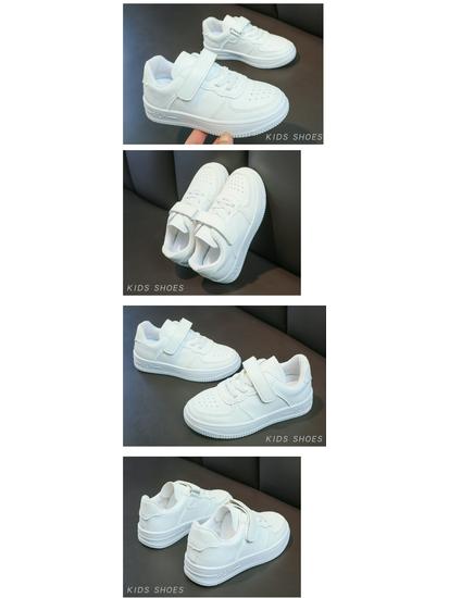 2024 Spring/Autumn Kids' White Shoes: Versatile Casual for Boys & Girls