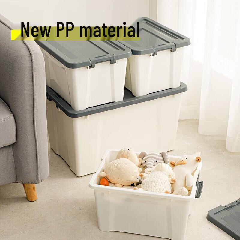 SPACEXPERT 20L Transparent Black Storage Box