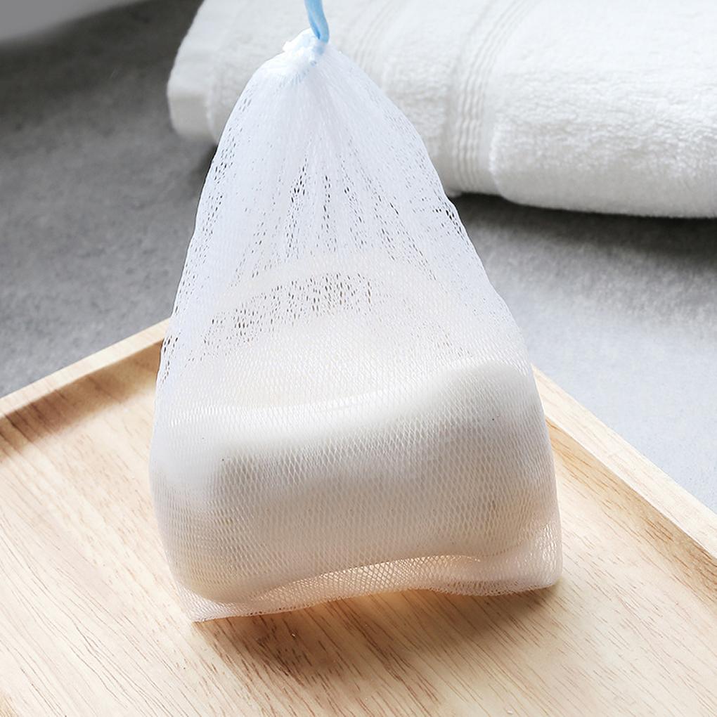 Duschgel-Seifenbeutel, Gesichtsnetz, Bad, Nylon, Gesichtshaut-Reinigungswerkzeug, Blasennetz, Körper, handgemachter Schaumbeutel für