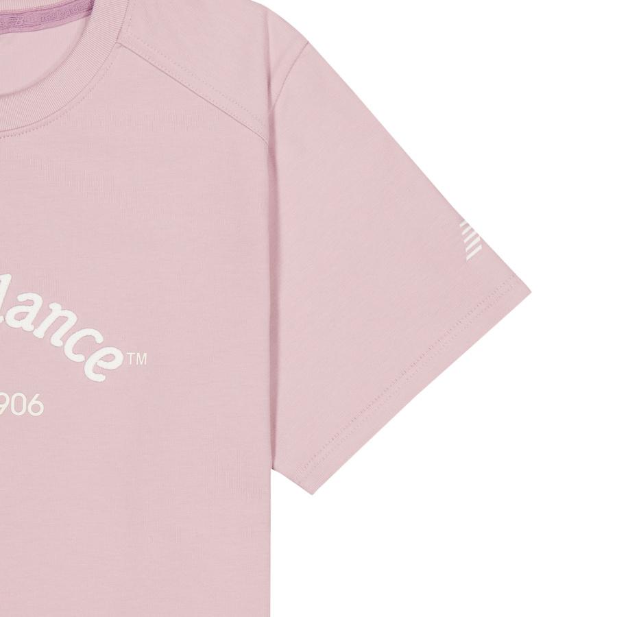 New Balance Drop Shoulder Sleeve T Shirt Women's Pink NEF22092-VIO