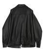 Women's Black Leather Jacket - 2024 Spring/Autumn Motorcycle Style, Petite & Plus Sizes, Korean Casual Fit