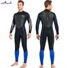 3MM Diving Suit Men's One-piece Long-sleeved Thick Warm Surfing Women's Snorkeling Cold-proof Swimming Pants