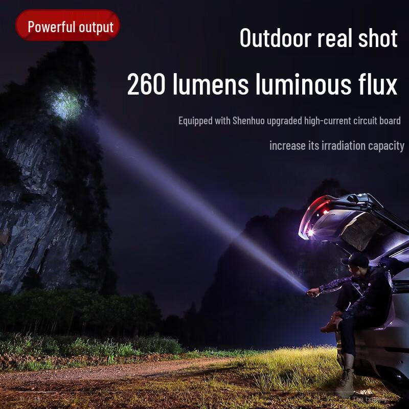 SupFire C8 High-Power Long-Range Rechargeable Flashlight
