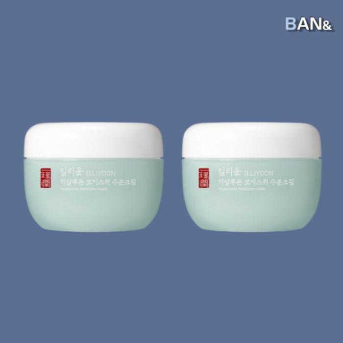 [ILLIYOON]ILLIYOON Hyaluronic Acid Moisture Cream, Hydrating, Nourishing, Glossy, Elasticity, 100ML, 2ea (17503262)