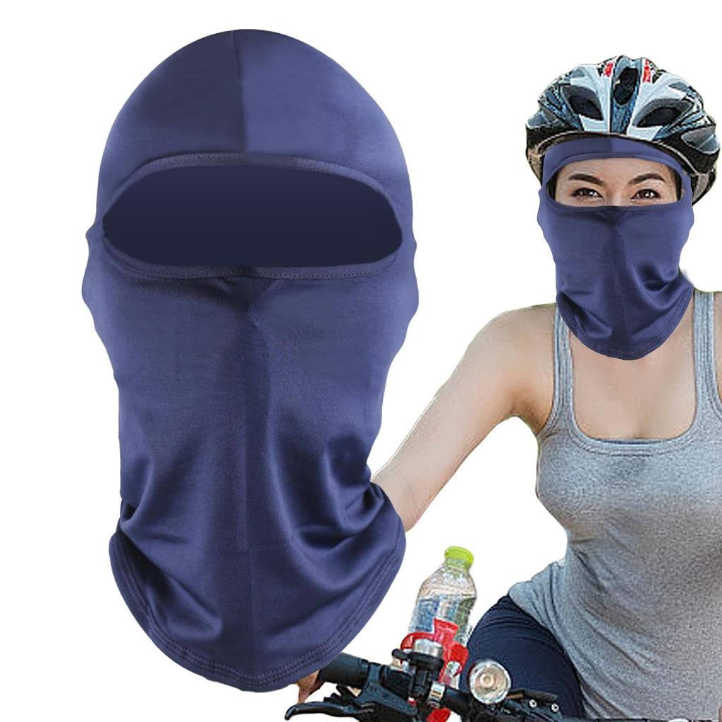 [Mxshc] Motorrad-Gesichtsbedeckung, Kühlendes Nacken-Tuch, Eis-Seiden-Radsport-Kapuze | Sommer-Gesicht