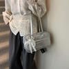 Sweet Bow Shoulder Bags Adjustable Cute Underarm Bag Versatile Korean Boston Pillow Bag  Outings