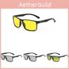 Óculos de Sol Polarizados Estilosos Para Homens Com Lentes Cinzas e Armações Pretas Proteção Uv400