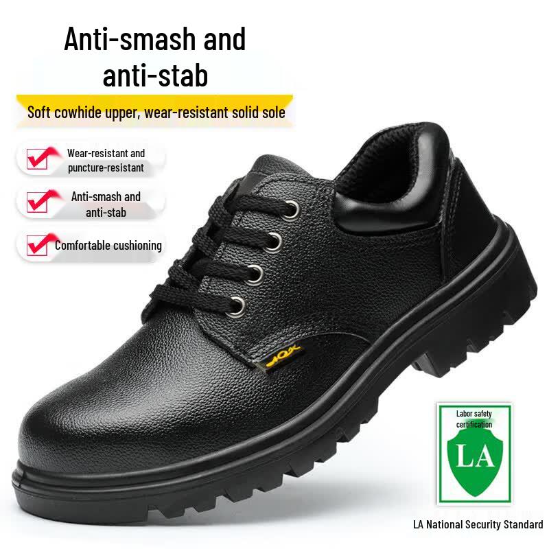 Old Housekeeper Men s Anti-Smash Anti-Puncture Safety Work Shoes 37