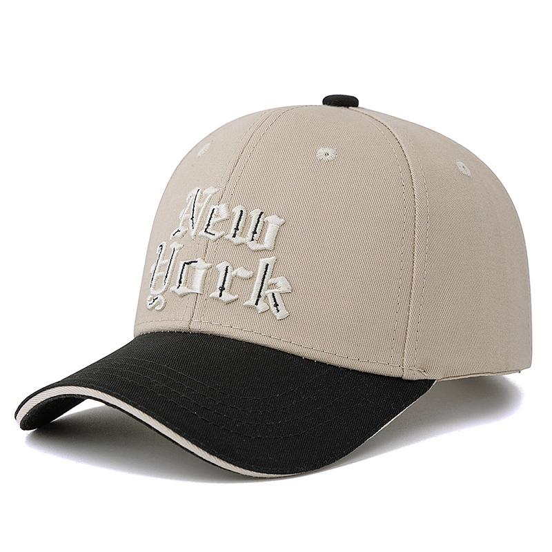 Vendita Calda Unisex Cappellino Classico Alta Qualità Ricamo 3D Lettera NEW YORK Cappellino da Baseball Uomo Donna Casual Cappello Sportivo da Esterno