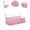 Bed Shelf Mesh Basket As Space Saving Storage Solution Made of Iron with Breathable Design