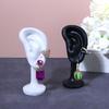 Support de Présentation Boucles d'Oreilles Forme d'Oreille en Résine Hauteur 10,5 cm Organisateur Léger pour Fille Femmes