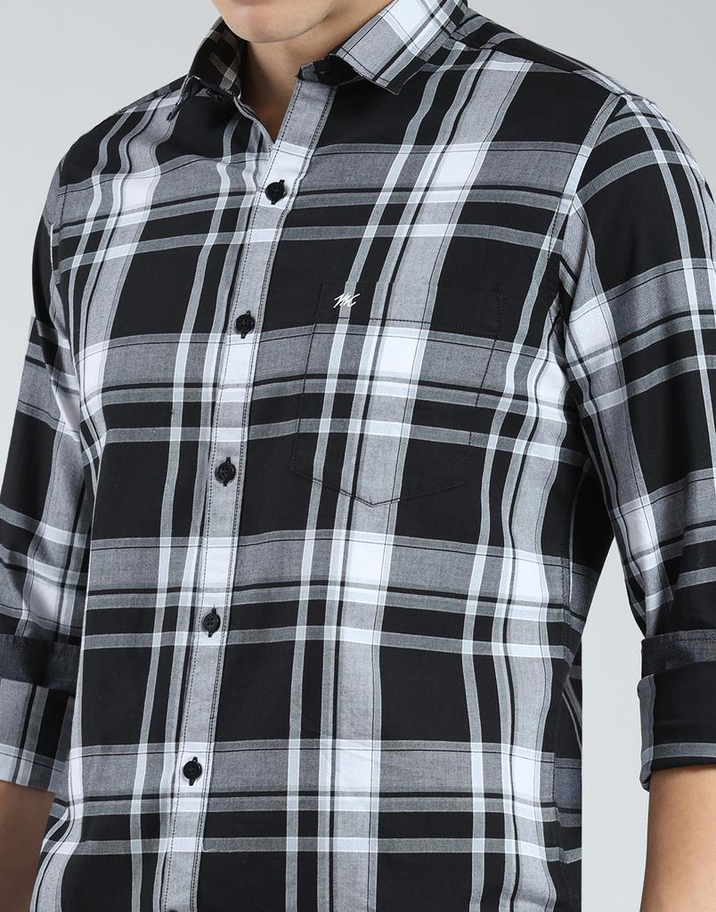 Monte Carlo Men's Regular Fit Checkered Shirt
