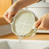 Kitchen Drain Basket Household Washing Basket Filter Basket Fruit Plastic Double Wash Fruit Tray Plastic Washing Vegetables