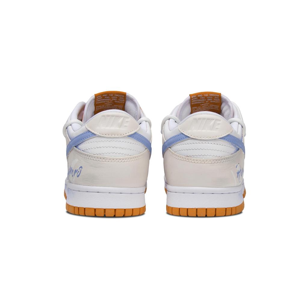 Nike Dunk Pale Blue Abrasion Resistant Low top Skateboard Shoes Unisex Beige White Blue FQ6965-700(Team864-)