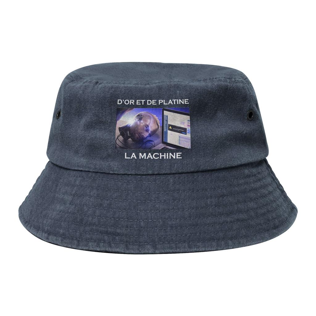 Street Rapper Jul Hip Hop Bucket Hat Unisex Lightweight Outdoor Sport Washed Denim Fishing Hats Beach Hat