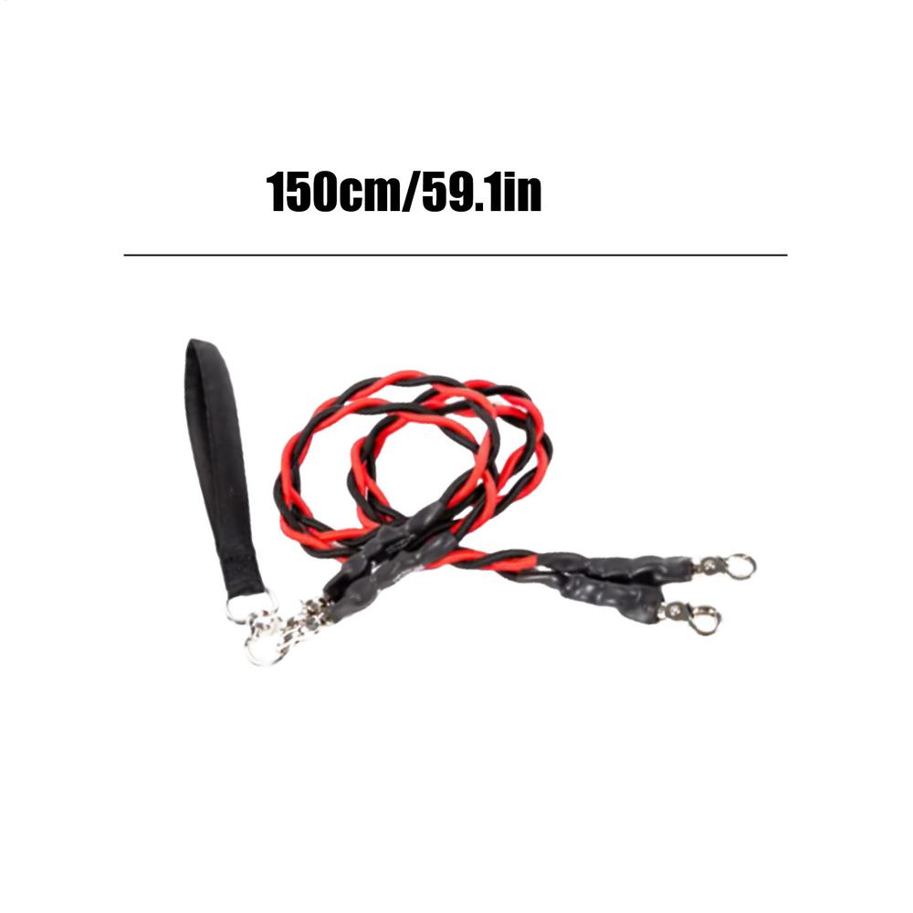 Double Dog Rope Padded Handle Heavy Duty Cable Walking Double Cable For Two Puppy For Small Medium Large Breed Puppy Walking