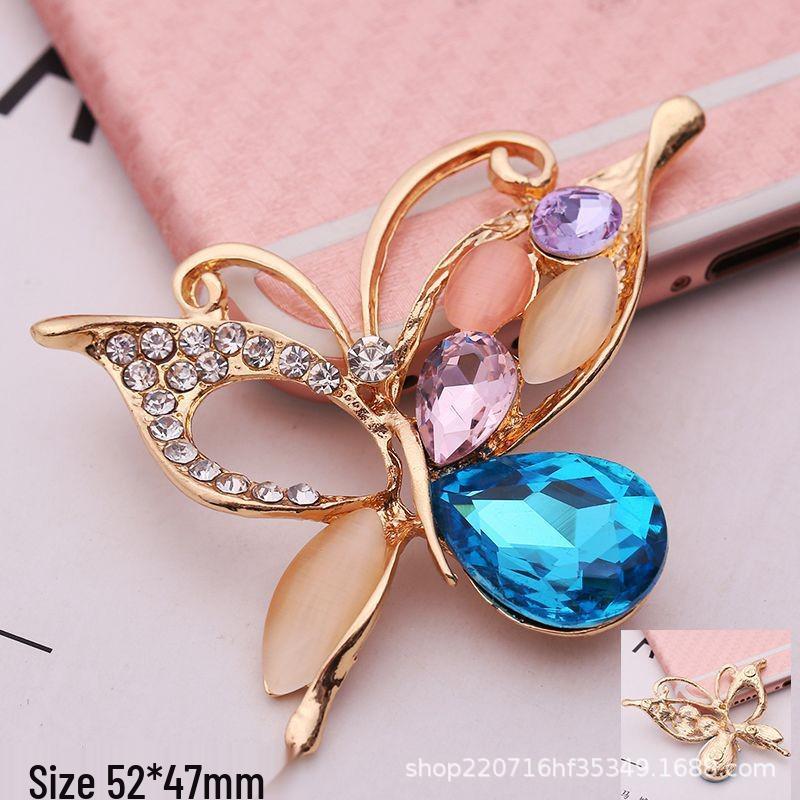 DIY Jewelry & Alloy Hair Accessories: Diamond Butterfly, Rose, Flower, Animal Phone Case & Headwear Decor.
