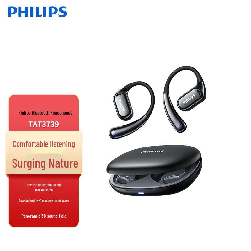 

Philips TAT3739 Open-Ear Sports Bluetooth Headphones