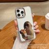 Beverage Monkey for iPhone15promax Mobile Phone Case Apple 16 Electroplated Photo Frame 14/13 Protective Case 17