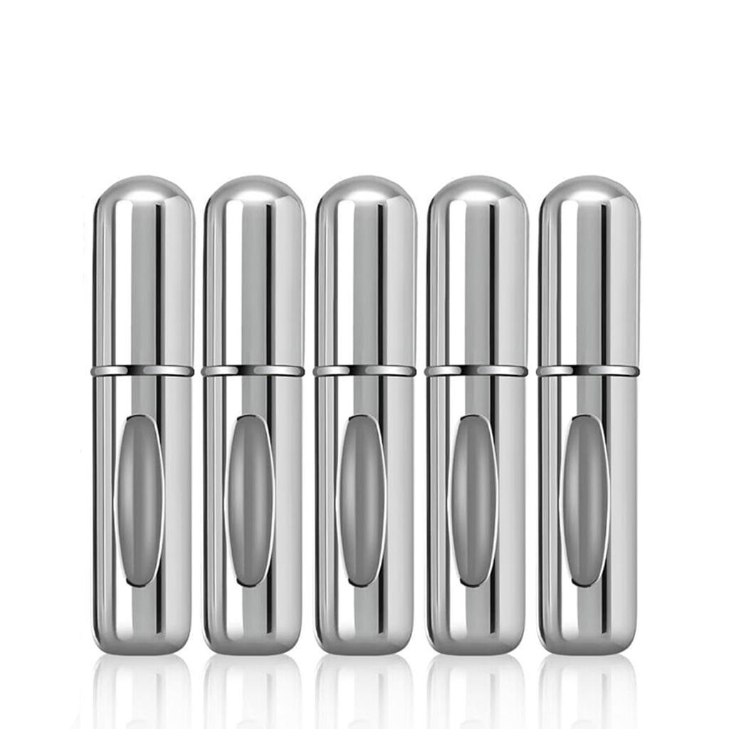 5Pcs/Set Travel Perfume Bottle Refillable Portable Mini Atomizer Spray Refill Bottle Women Pocket Dispenser Cologne Sprayer 5ml