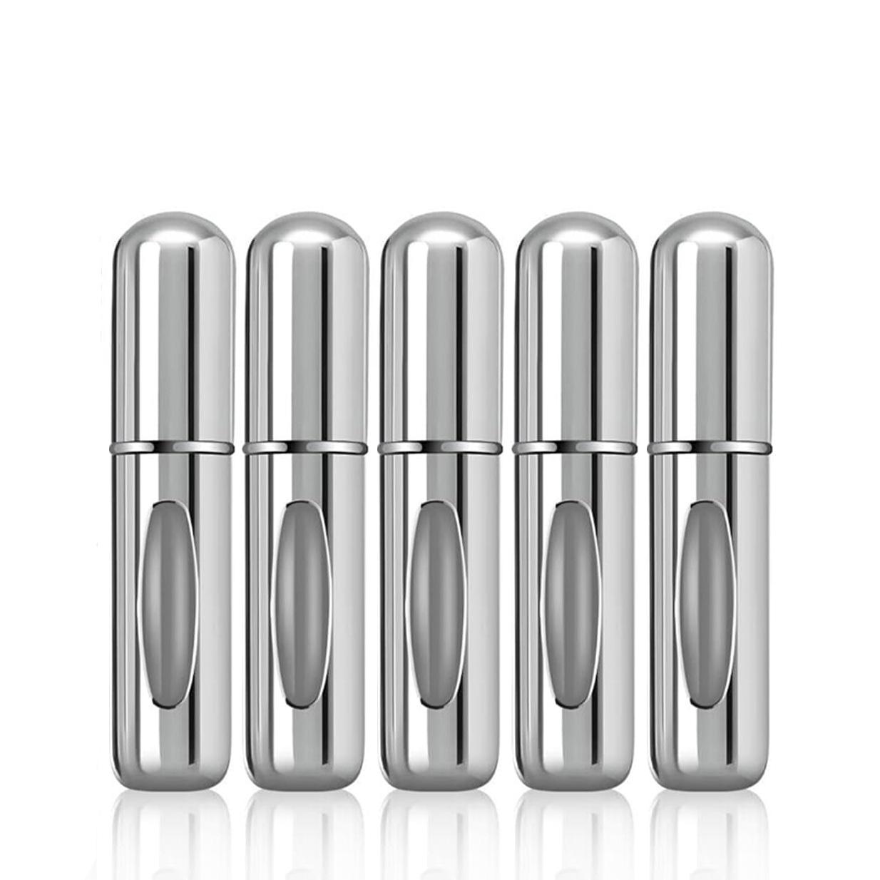 

5 шт./компл., флакон для духов, многоразовый портативный мини-распылитель, флакон для заправки распылителя, женский карманный дозатор, распылитель для одеколона, 5 мл 5ml