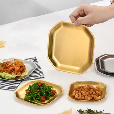 Piatto per Gazpacho Bordi Arrotondati Resistente allo Sbiadimento Varie Misure Resistente al Calore Acciaio Inossidabile