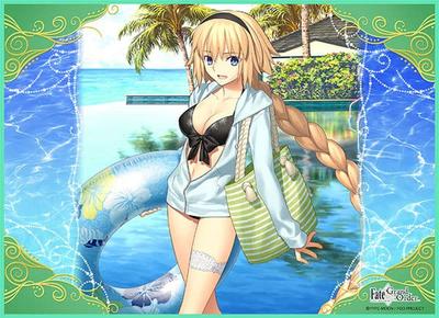 TCG Universal Play Mat Fate/Grand Order "Archer/Jeanne d'Arc