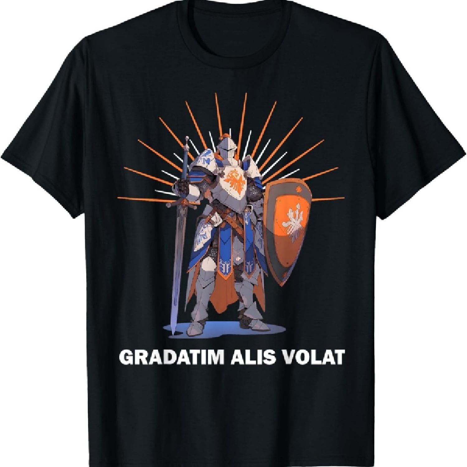 

GRADATIM ALIS VOLAT Футболка с девизом тамплиеров XXXXXL чёрный