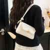Urban Commuting Temperament Versatile Women's Handbag Spring New Product Simple Solid Color Premium Shoulder Messenger Bag