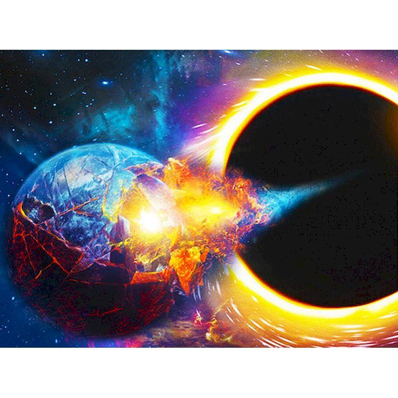 5D DIY Round Diamond Painting Planet Diamond Embroidery Universe Scenery Cross Stitch Mosaic Sale Adults Kits Home Decoration