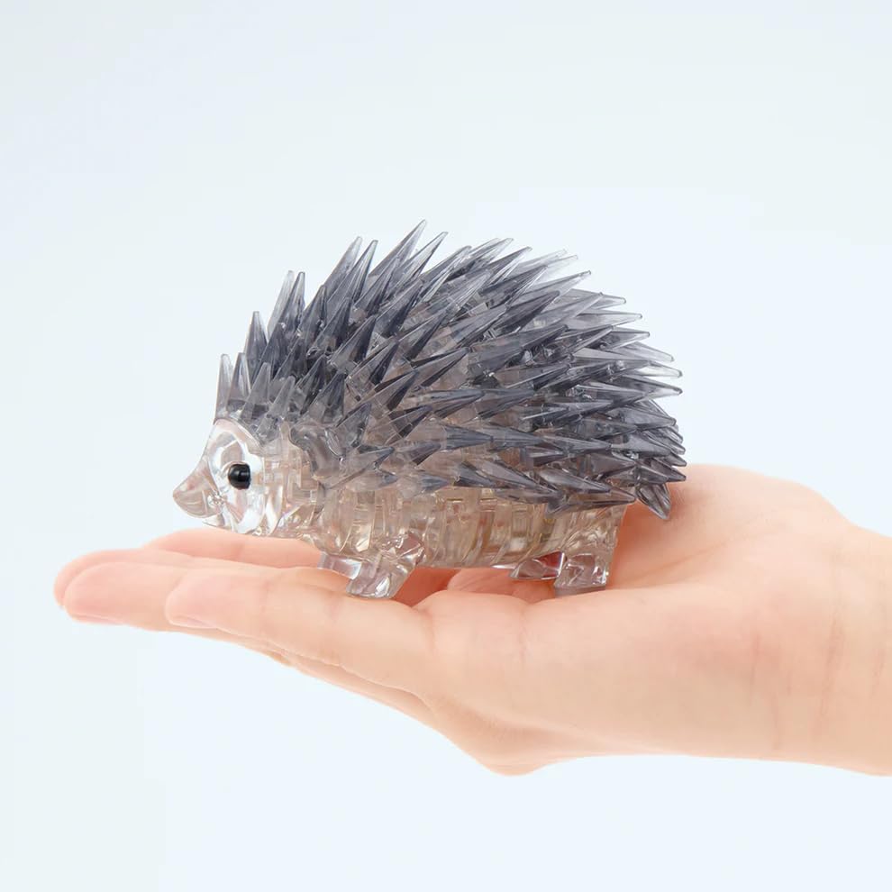 BEVERLY 55-teiliges Kristallpuzzle, Igel Grau, 50313