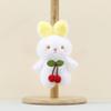 Plush Cherry Rabbit Toy Pp Cotton Stuffed Animal Keychain For Kids Gift